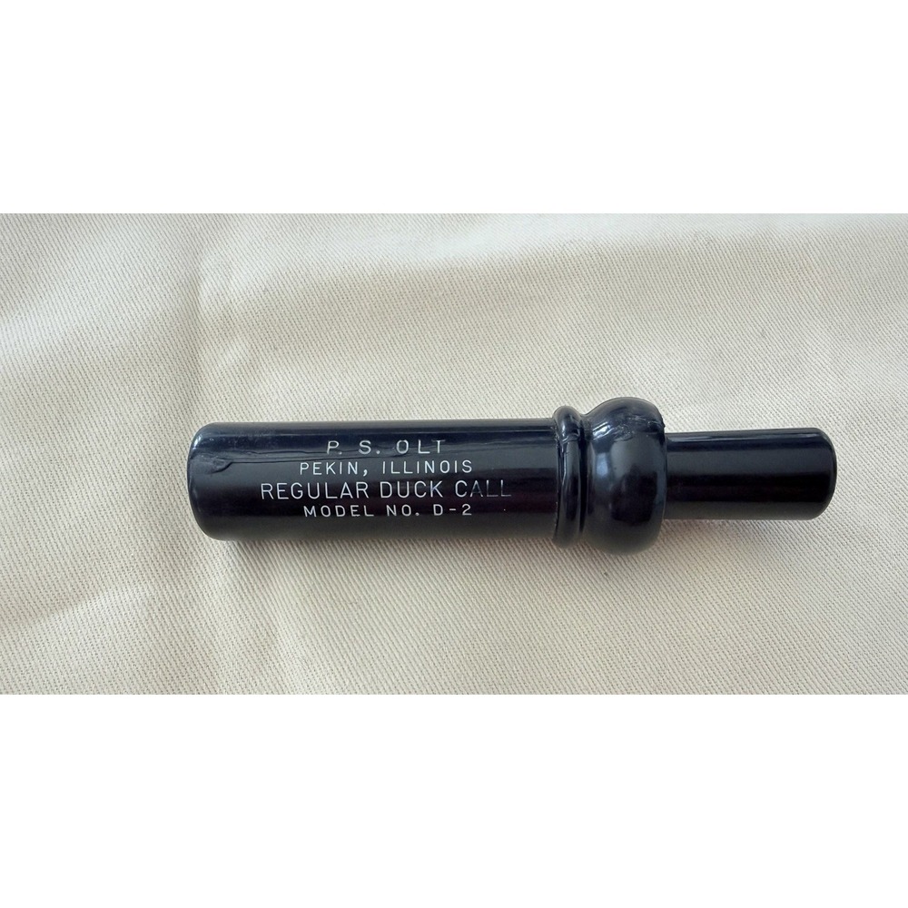 Vintage P. S. Olt Pekin, Illinois Regular Duck Call No. D-2, Good Condition